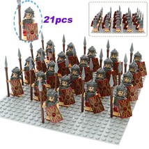 21pcs/set Medieval Roman Legion Rome Soldiers The Battle of Alesia Minifigures - £26.37 GBP