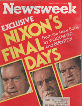 Newsweek Magazine April 5, 1976 Nixon&#39;s Final Days - £1.17 GBP