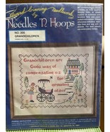 Needles N Hoops Sampler Kit 205 Grandchildren Cross Stitch  - $88.34 MXN