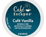 Cafe Escapes Cafe Vanilla, Keurig K-Cup Pod, 96 Count - Bulk Box - $33.99