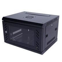 6U Wall Mount Network Server Cabinet Enclosure Rack W/ Cooling Fan, Lock... - $120.64