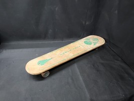 SKATEBOARD 1960&#39;s ZIPEES SIDEWALK SURF BOARD Wood Rare Green All Pro M373 - $189.99