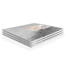 Cake Drums Square 14 Inches - (Silver, 3-Pack) - Sturdy 1/2 Inch Thick - Fully W - £30.84 GBP