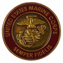 Us Marine Corps Semper Fidelis With Eagle Globe And Anchor Pin Or Hat Pin - Vete - £4.57 GBP