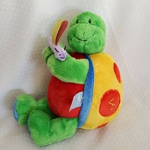 Baby Gund Tutti Frutti Turtle Tunes Stuffed Plush Musical Toy Red Green ... - £39.43 GBP