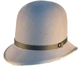Keystone Cop Hat / Wool / Deluxe / Black / Navy Blue / Gray - $63.99