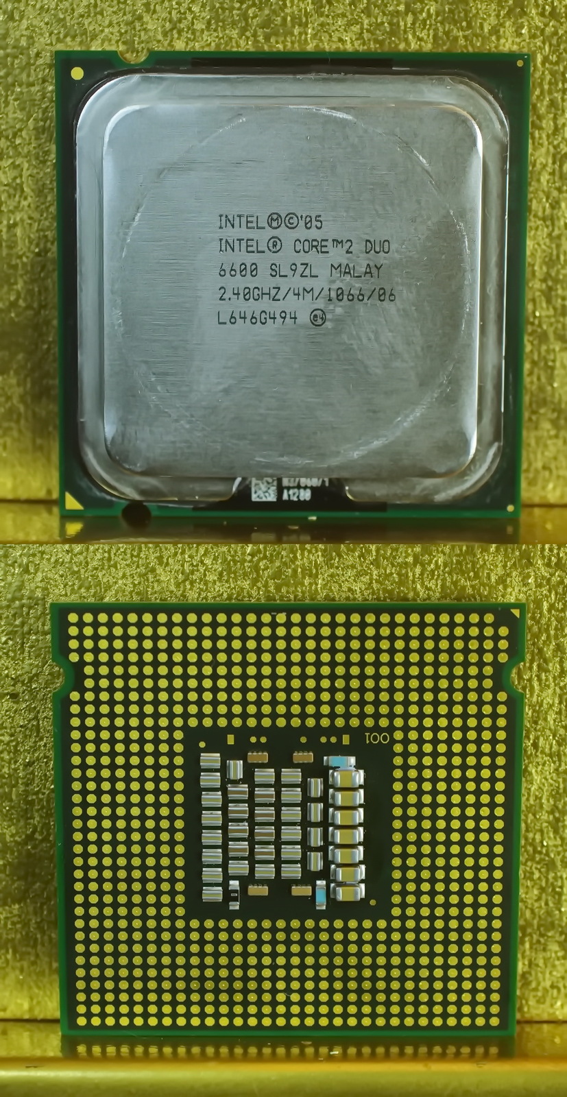 Intel Core 2 Duo E6600 Dual-Core CPU 2.4 GHz 1066MHz LGA775 SL9ZL - $8.99