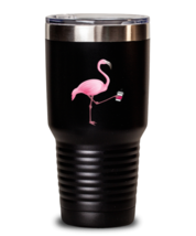 30 oz Tumbler Stainless Steel Insulated Funny Flamingo Bird Lover Birds  - £27.93 GBP