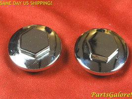 2 Chrome Valve Adjuster Caps, CG 125 150 200 250 Honda Chinese ATV Motor... - £2.30 GBP