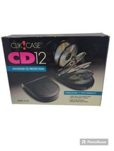 Clik ! Case CD12 Unbreakable Hard Plastic CD Case  Holds up to 12 CDs - £19.61 GBP