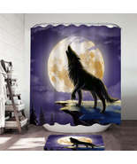 Cool Wolf Howls at a Full Moon Shower Curtain - $370.77 MXN+