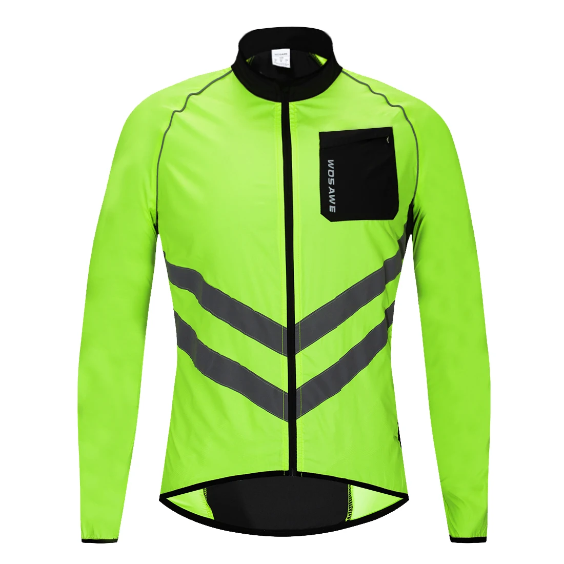 Waterproof Windproof Cycling Jacket Men Reflective Bike Windbreaker Rain Coat Wi - £119.68 GBP