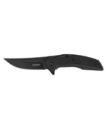 Kershaw 8320BLK Outright Assisted Flipper Knife 3in Black PVD Upswept B - £27.24 GBP