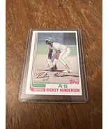 Ricky Henderson 1982 Card - £157.53 GBP