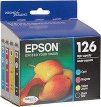 High Capacity Epson T126120-Bcs Durabrite Ultra Black And Color Combo, Ink. - £60.01 GBP