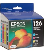 High Capacity Epson T126120-Bcs Durabrite Ultra Black And Color Combo, Ink. - £71.34 GBP