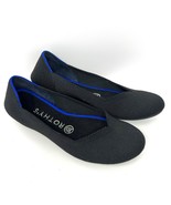 Rothy&#39;s Women’s The Flat Round Toe Slip On Shoe Sz 6.5 Black Ballet Flat... - $49.45