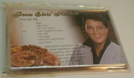 From Elvis&#39; Kitchen Pecan Pie recipe acrylic Magnet Elvis Presley - £27.48 GBP