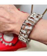 1970s Vintage Unisex Mid Century Modern Silver Bracelet Bangle - $10,593.08 MXN