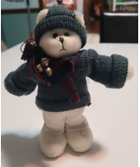 1998 Vintage Crazy Mountain Imports Cute Bear In Jacket Coat 7&quot; Tall Coz... - $19.99