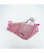 MYTAGALONGS Coco Quilt Hydrate Belt Bag Sling Zip Bottle Holder Travel M... - $26.47 CAD