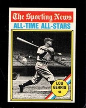 1976 Topps #341 Lou Gehrig Ex Yankees - 1B Atg Hof *X104867 - £7.23 GBP