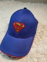 NWT Warner Bros. Blue Superman “S” Hat, Fitted Size 7. - £5.51 GBP
