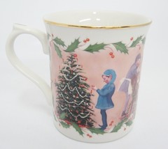 Lenox Santa&#39;s Holiday Journey Toy Shop Porcelain Mug Workshop Elves Christmas - £7.43 GBP