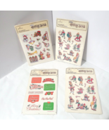 VTG 80s Hallmark Christmas Holiday Seals 4 Packs Sealed Elves Toys Greet... - €58,05 EUR