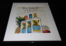 2012 Captain Morgan Parrot Bay Pineapple Rum 11x14 Framed ORIGINAL Adver... - £27.45 GBP