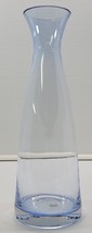 AP)  Glass Blue Tint Bottle Vase Beaker Carafe Barware Decanter - £15.68 GBP