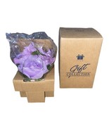 Vintage Avon Spring Floral Bouquet Purple Flower Basket Pot Planter New ... - £7.81 GBP