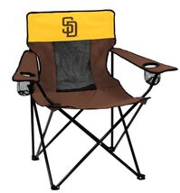 San Diego Padres Arm Chair Brown Gold MLB Tailgating Camping Cup Holders - €53,98 EUR
