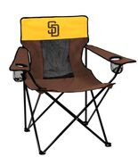 San Diego Padres Arm Chair Brown Gold MLB Tailgating Camping Cup Holders - €53,98 EUR