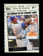 2008 Topps Year In Review Baseball Trading Card YR32 Derrek Lee Chicago Cubs - £3.86 GBP