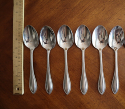 Lot of 6x Oneida  AMERICAN HARMONY / ARBOR Table Dinner Spoon 7.3&quot; Indon... - $355.18 MXN