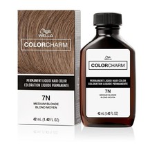 WELLA COLORCHARM PERMANENT LIQUID HAIR COLOR #7N - MEDIUM BLONDE 1.42 fl oz - $129.23 MXN