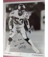 BRYAN HINKLE signed / auto  8 X 10 PHOTO   PITTSBURGH STEELERS - $278.74 MXN