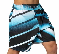 Fuji Ice Blue MMA BJJ No Gi Grappling Competition Fight Board Shorts - £31.85 GBP