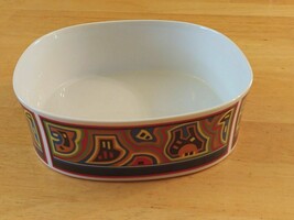 QUADRILLE SANGO &quot;PICADILLY&quot; #7108-COLORFUL OPEN CASSEROLE-JAPAN-8.5&quot;x 8.... - $242.00 MXN