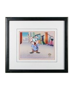 Original Warner Bros. Animation Cel of Hampton Pig from Tiny Toons w/ CoA - £299.41 GBP