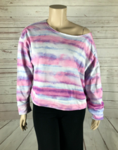 JENNI Tie Dye Cotton French Terry Lounge Sweatshirt NWT XL - $12.20