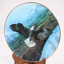 Freedom Plate By Charles Frace&#39; Soaring Majesty Ws George Eagle 1991 Beautiful - £11.40 GBP