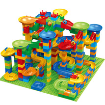Children&#39;s Slide Small Block Block Assembly Particle Educational Toy gift 164 pc - £14.18 GBP