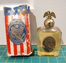 Vintage Avon George Washington Spicy After Shave Bottle FULL 4 oz Collectible - £7.02 GBP