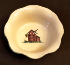 Birdhouse Scalloped Bowl for Chip &amp; Dip Set 6 in Home &amp; Garden Party Sto... - $9.84