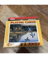Hoyle Playing Cards Double Deck Metal Tin Box Ducks SEALED - $209.74 MXN