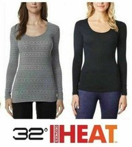 32 Degrees Heat Women's Long Sleeve Scoop Neck Shirt  Various colors  sizes - £10.22 GBP