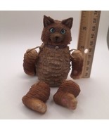 WMG Alley Cat Shelf Sitter Brown Cat With Collar 2004 - $13.50