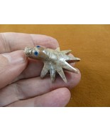 Y-OCT-6 lil white tan OCTOPUS figurine SOAPSTONE stone PERU FIGURINE lov... - $12.29 CAD